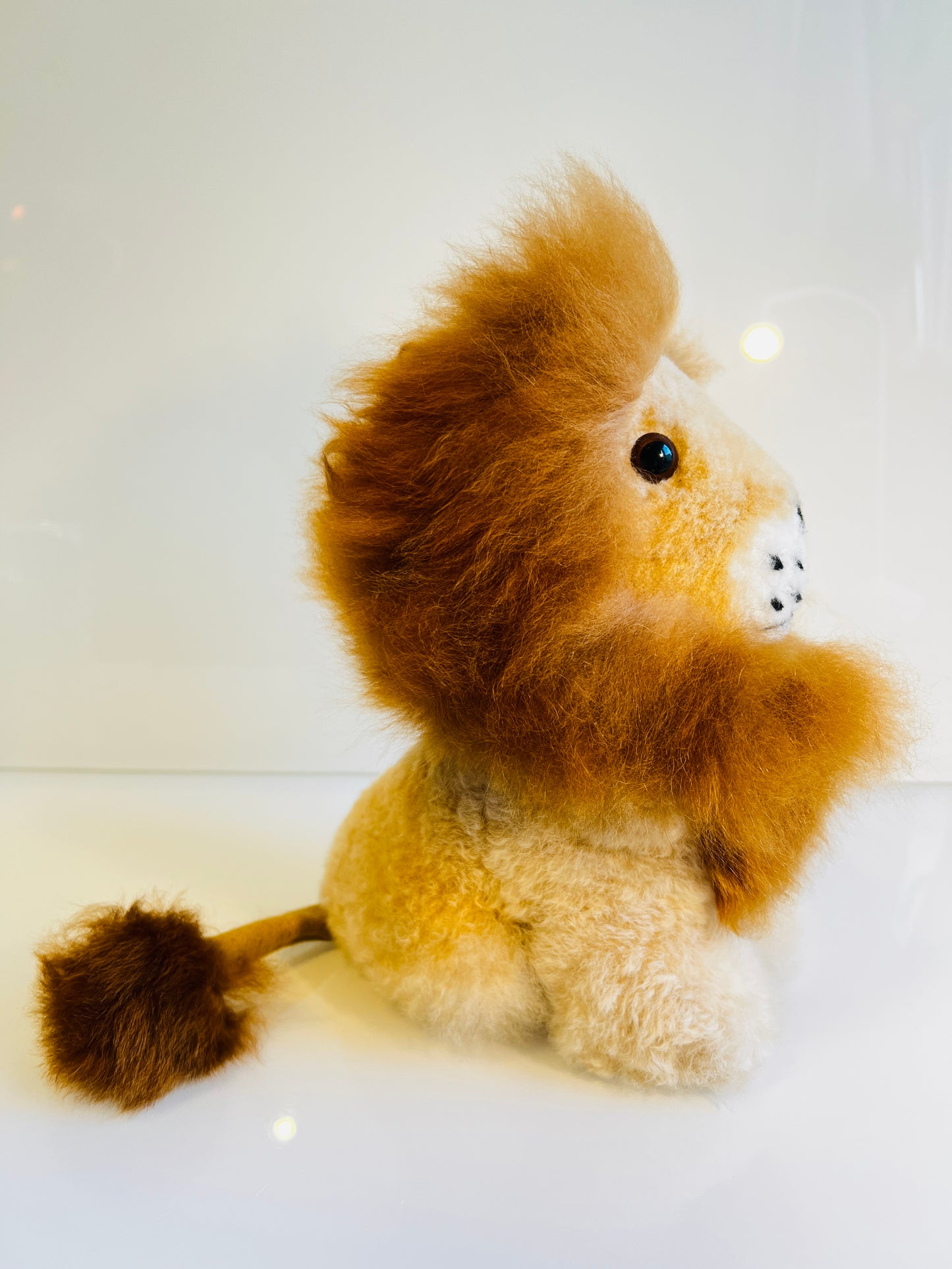 Löwe Baby Alpaka Wolle Klein