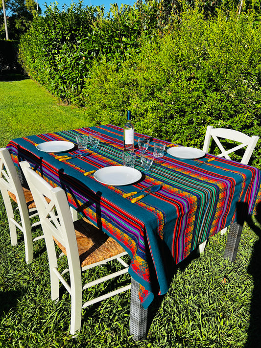 Tischdecke smaragdgrün L