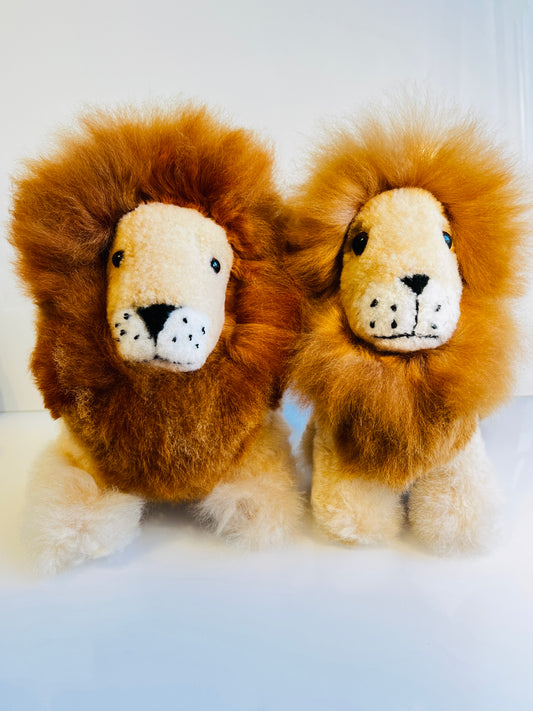 Löwe Baby Alpaka Wolle Klein