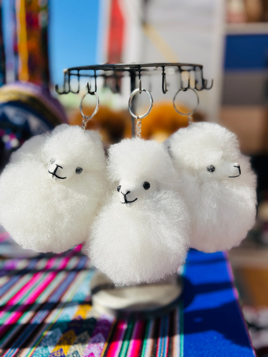 Schlüsselanhänger Wolky Baby Alpaka Wolle