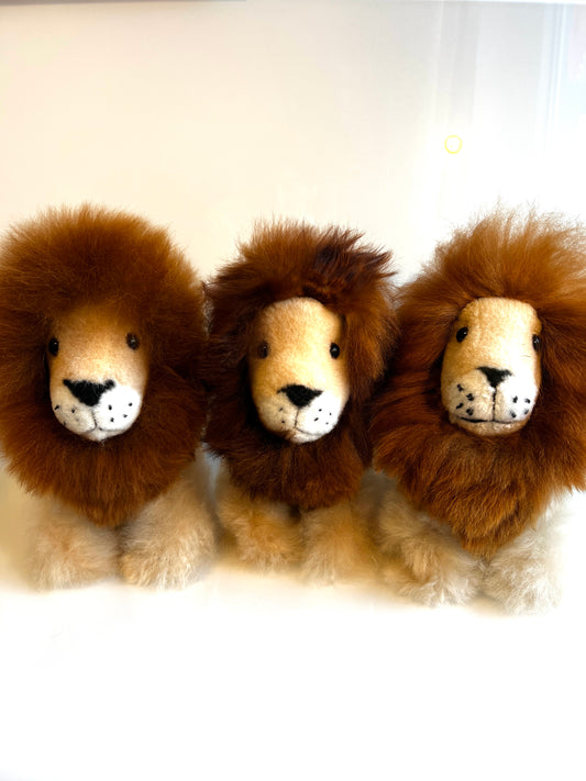 Löwe Baby Alpaka Wolle Klein