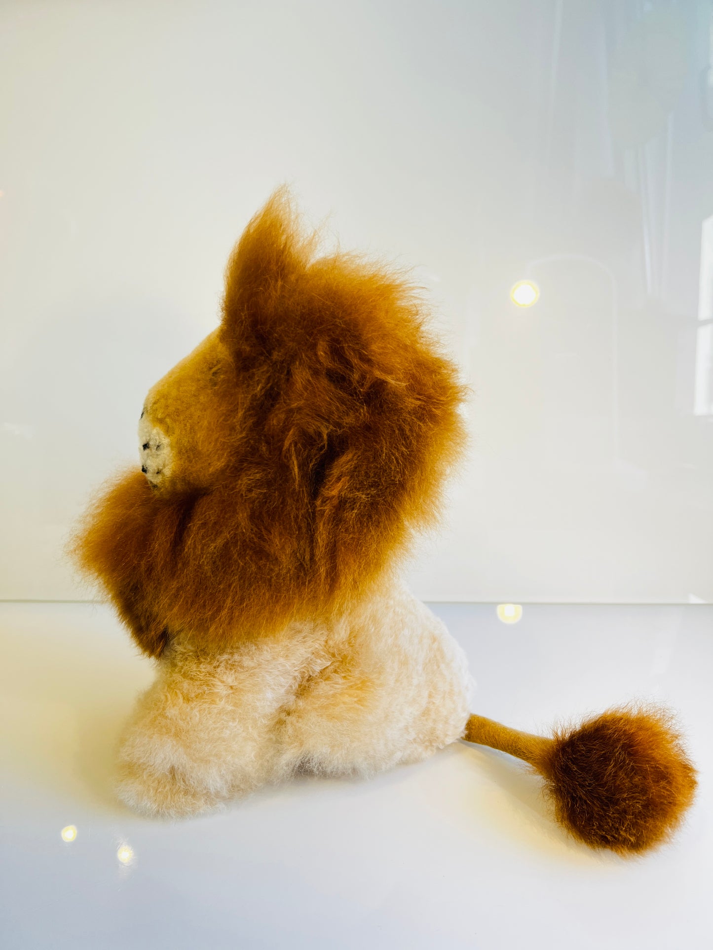 Löwe Baby Alpaka Wolle Klein