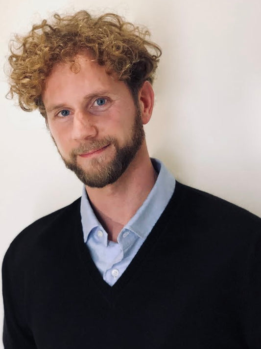 Men's Sweater 100% Baby Alpaca Wool Black