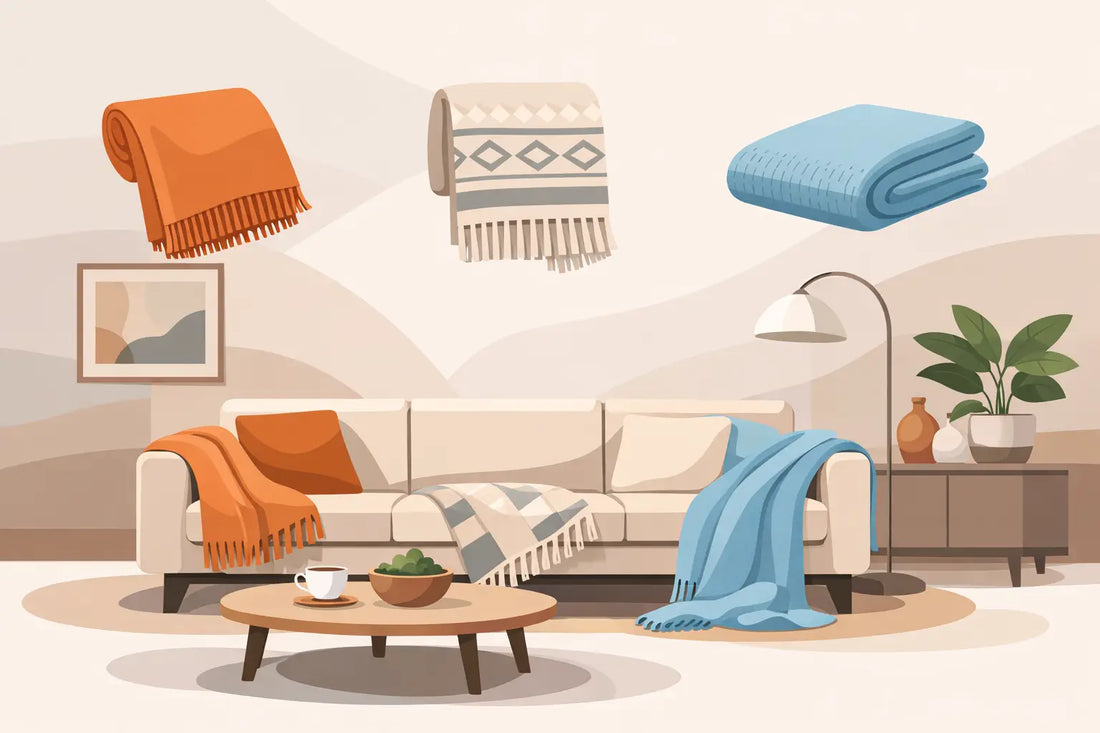 Welche Decke fürs Sofa passt zu Ihrem Stil?