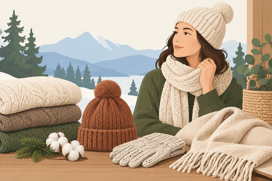Beste Winteraccessoires aus Naturfasern wählen