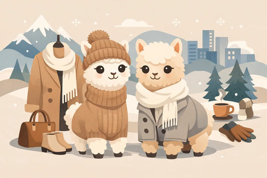 Baby-Alpaka-Modetrends für einen modernen Winter