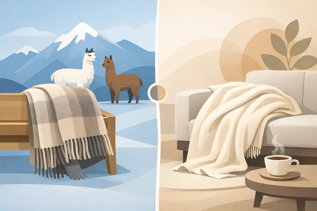 Alpaka Plaid oder Kaschmirdecke - was passt?