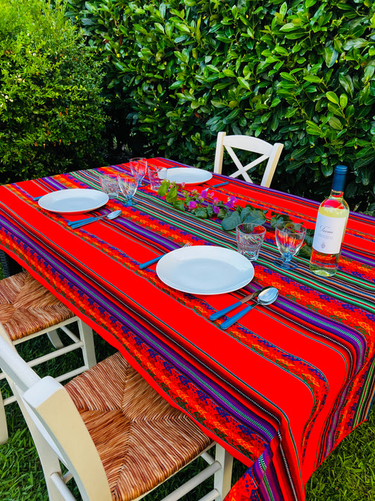 Tischdecke Orange L