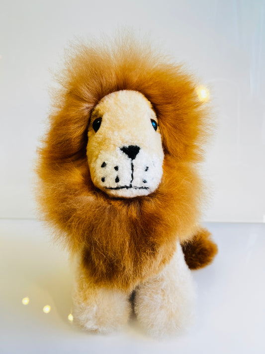 Löwe Baby Alpaka Wolle Klein