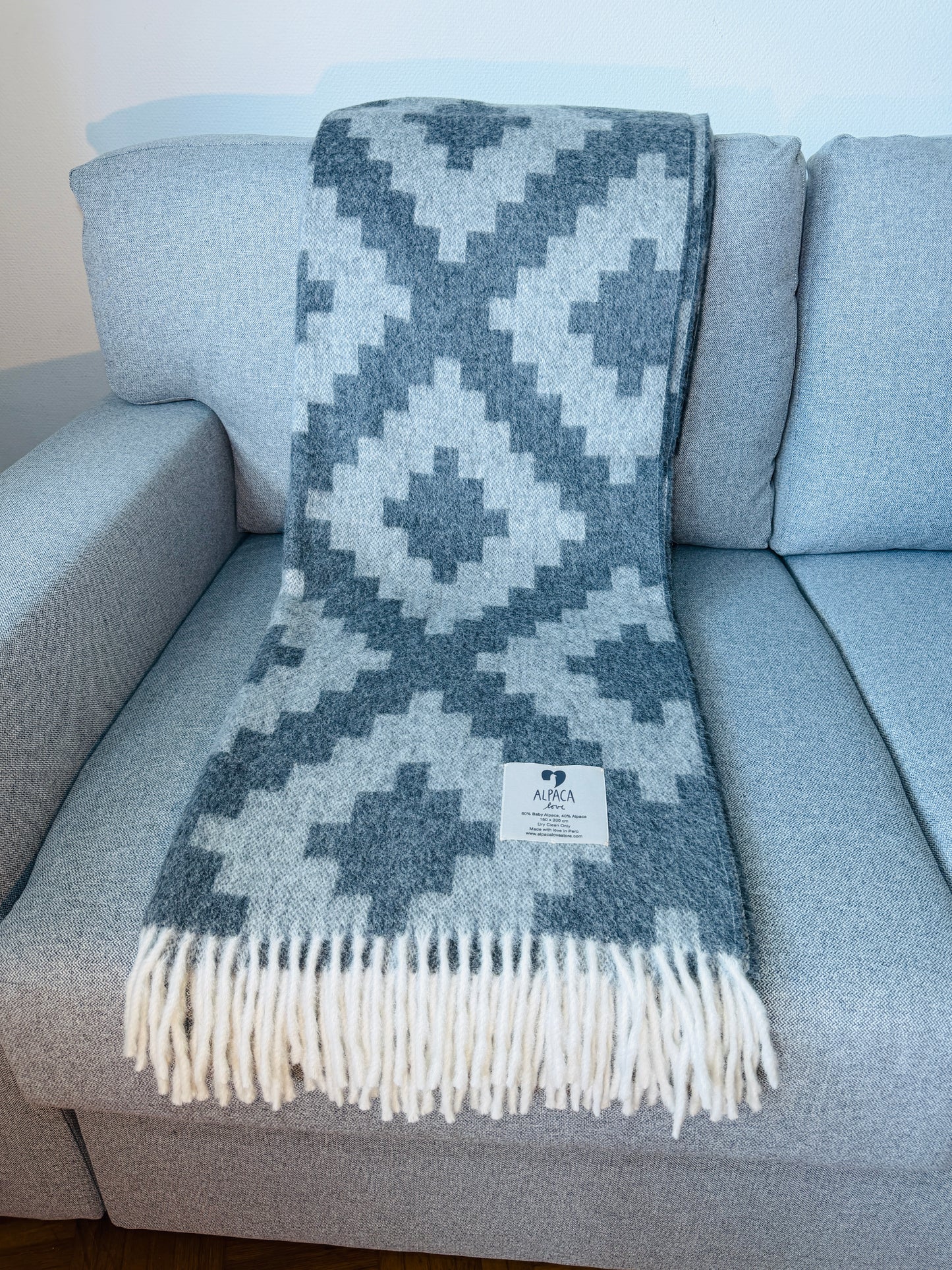 Decke Alpaka Special Edition Grau