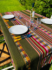 Tischdecke Olivgrün M