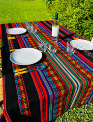 Tischdecke schwarz L