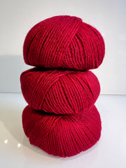 Wolle luxuriös Baby Alpaka Rot