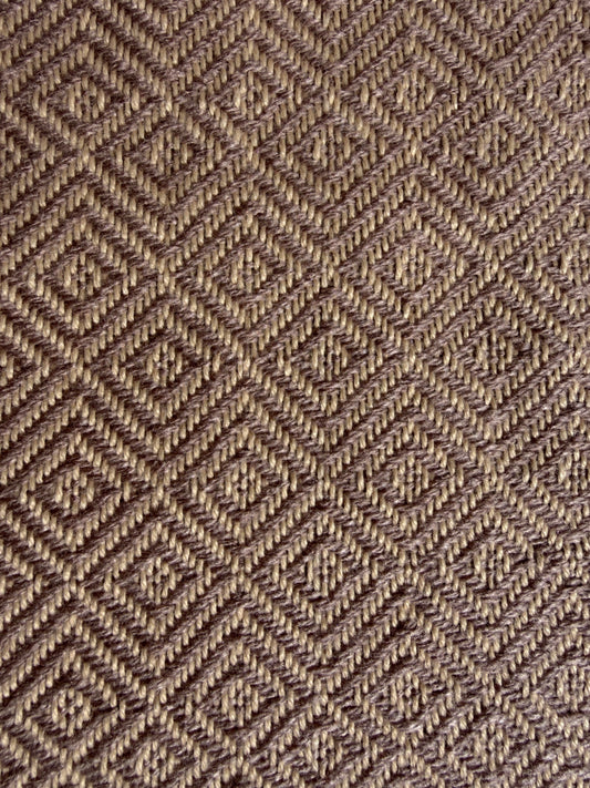 Alpaka Decke aus 100% Baby Alpaka Wolle Hellbraun Beige