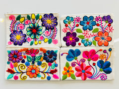 Clutch bag alpaca wool white