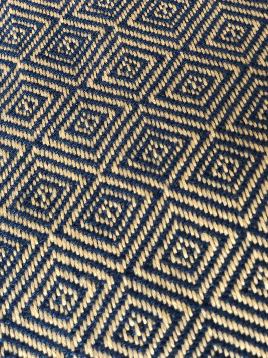 Alpaca Blanket 100% Baby Alpaca Dark Blue